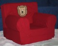 "Leonardo da Lion" Applique'd Ugly-Where Chair - Regular Size